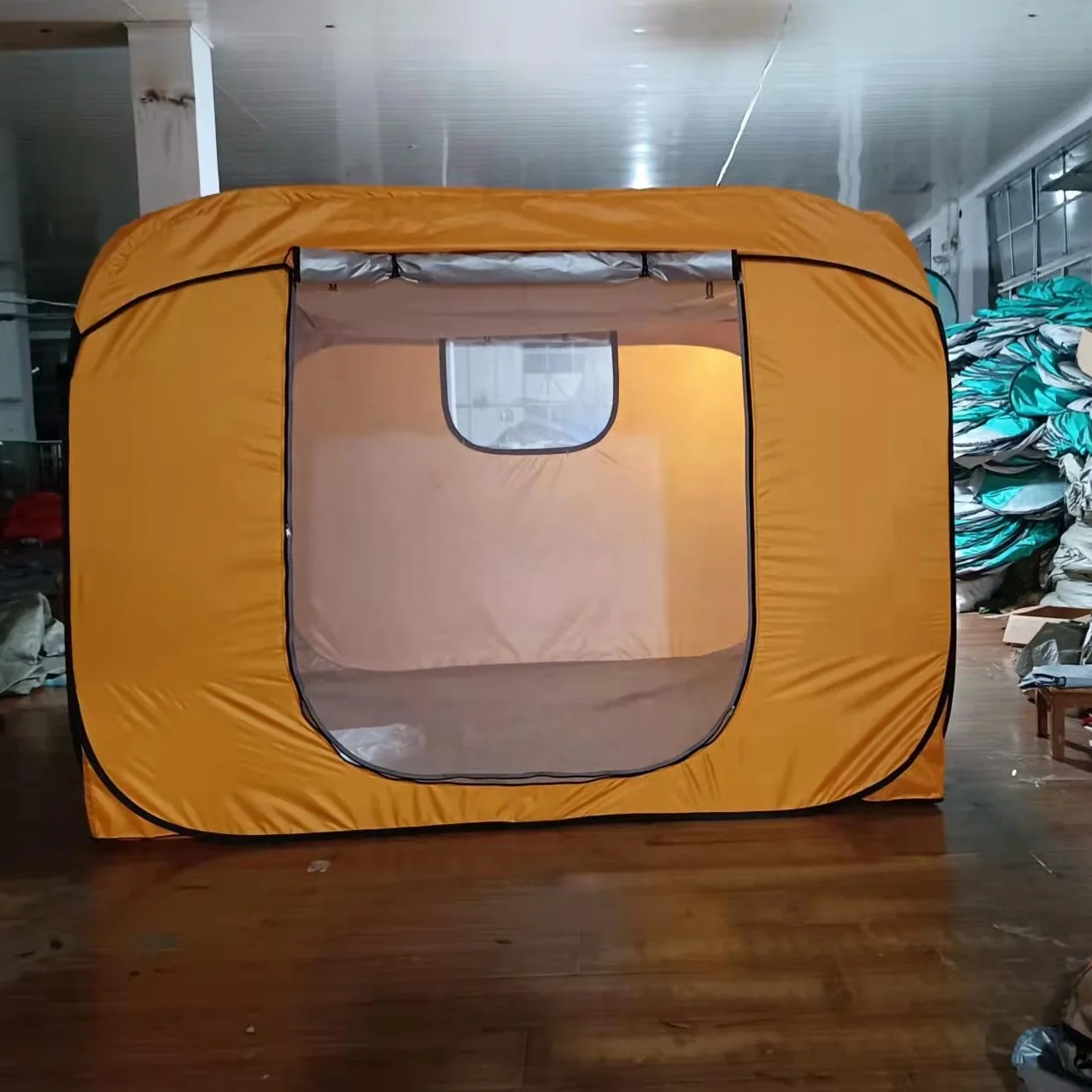 YYHC-Indoor modular emergency evacuation shelter with foam pads, portable removable cube tents for rebuilding