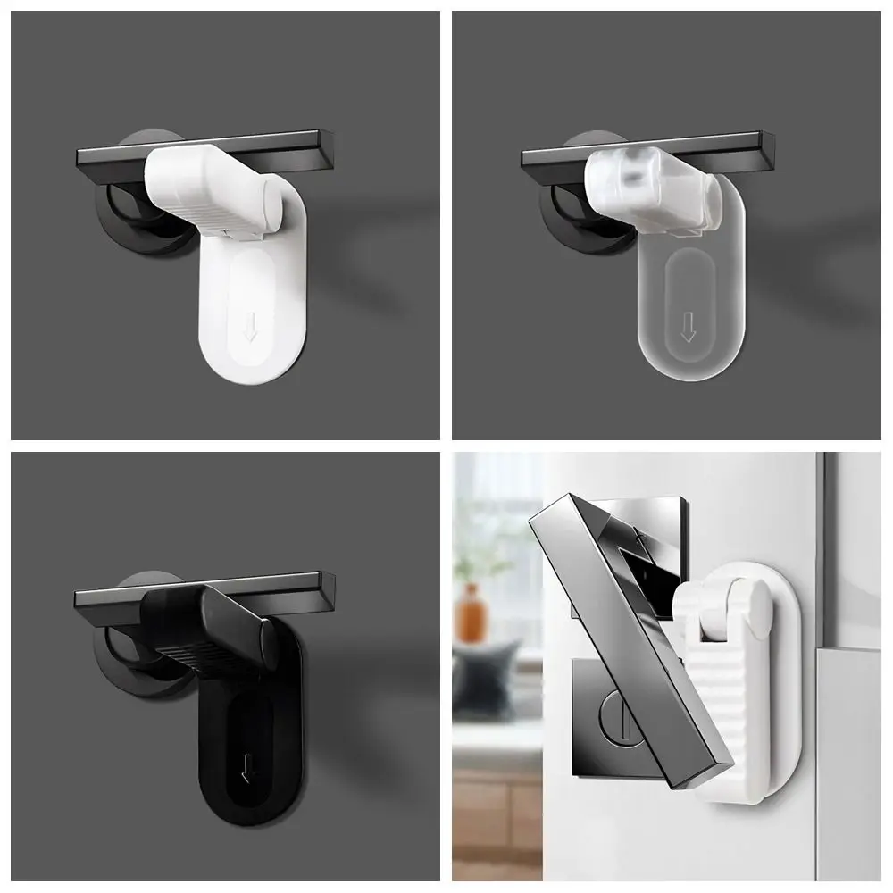 

Protection Equipment Baby Safety Locks Plastic Self Adhesive Door Handle Locks Multipurpose No Hole Children Security Protector
