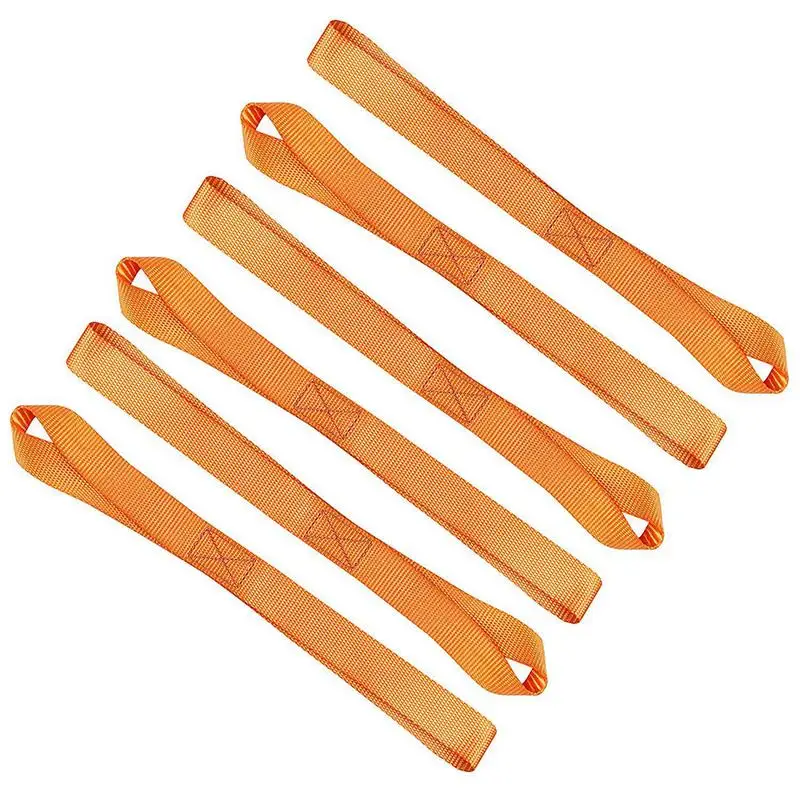 

6pcsset Soft Tie Downs Luggage Bandage Straps Strong Load Capacity For ATV UTV Motorcycles Scooters Bicycles
