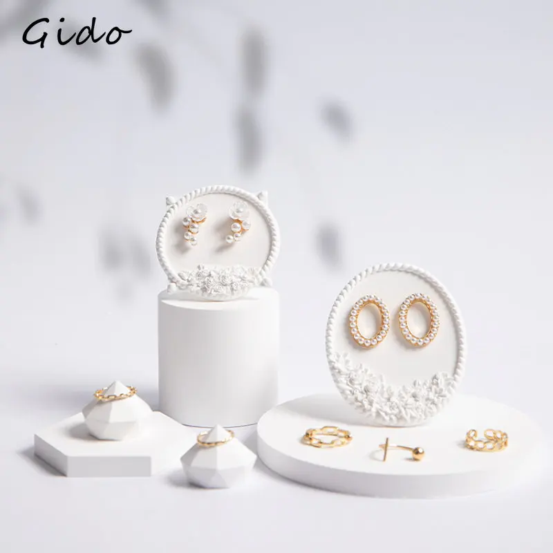 Jewelry Display Rack Jewelry Photo Props Store Storage Ornaments Handmade Plaster Ring Support