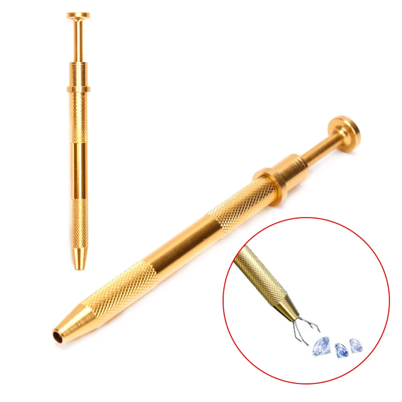 

Stainless Steel Gold Jewelry Tweezer Grabber Tools Bead Gem Holder Pick-Up Tool