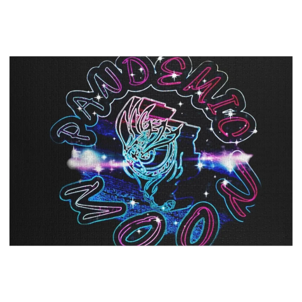 

Pandemic Moon- Neon Lights Jigsaw Puzzle Custom Jigsaw Children Custom Name Child Toy Woods For Adults Puzzle