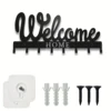 Wall Mounted Sweet Home Decorative Key Holder, Key Wall Hook, Creative Key Holder For Front Door 6