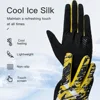 AONIJIE Windproof Warm Running Gloves Full Finger Anti Slip Sports Gloves Two Finger Touchscreen Non-Slip for Cycling M59 2
