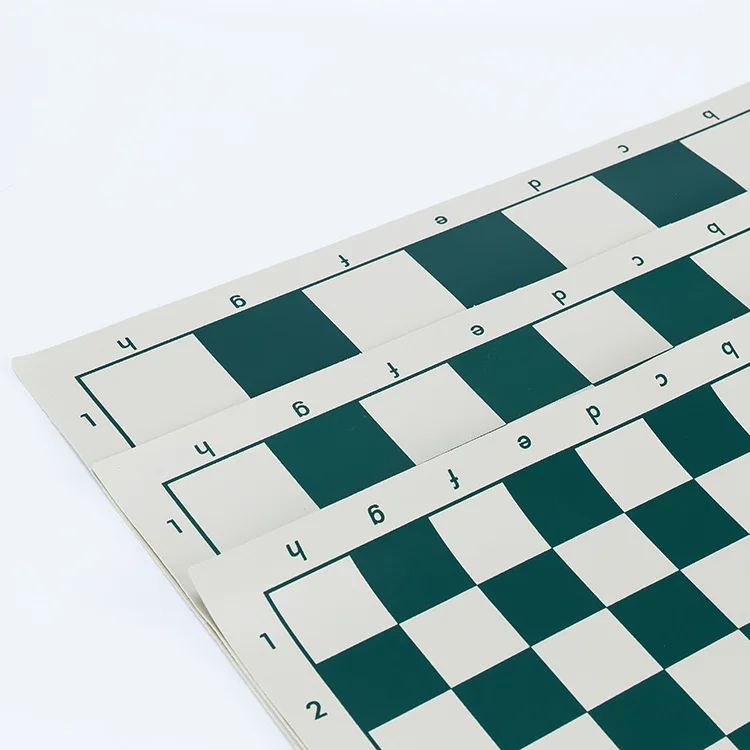 Folding Chess Board Lightweight PU Leather Classic Roll Up Flat International foldable chess board folding chess board