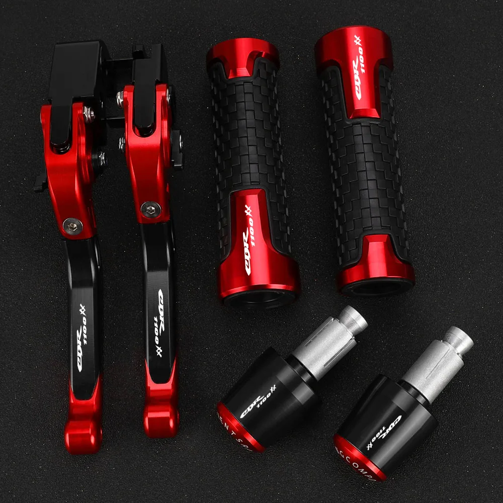 

For HONDA CBR1100XX CBR 1100 XX BLACKBIRD 1997-2007 2006 2005 2004 Motorcycle Adjustable Brake Clutch Levers Handlebar grips end