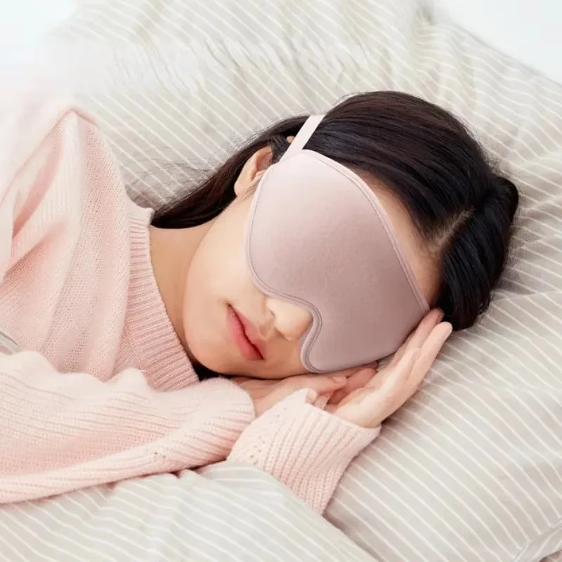 Deluxe 3D Memory Foam Sleep Mask for Ultimate Comfort and Total Light Blocking