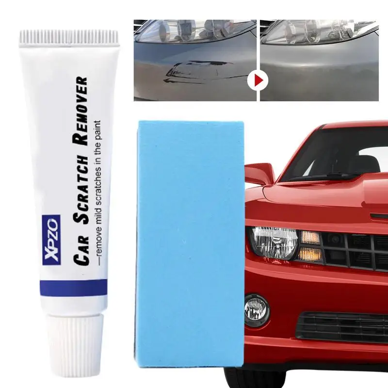 

Car Paint Scratch Wax 20g Automotive Scuff Polish Restorer Paste With Sponge Car Scratch Eraser Car Detailing Supplies Scratch