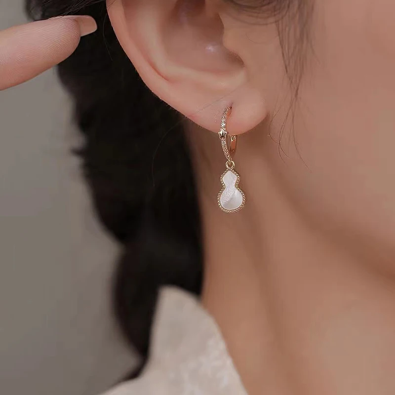 Asymmetrical Design Earrings - Image 2