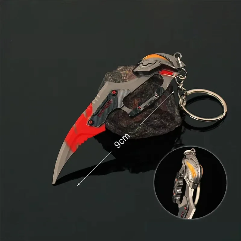25cmナイフスキン アリーナブレイクアウト ミニ武器 キーホルダー アクセサリ 25cmナイフスキン アリーナブレイクアウト ミニ武器