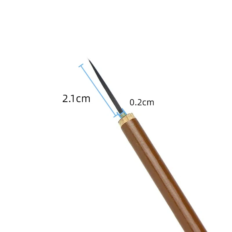 Super feiner ausgezeichneter Nylon-Kalligraphiepinsel, chinesische Malerei, Aquarelllinie, künstlerischer Ölgemälde-Pinsel, Farbreparatur-Pinselstift – Detail 4