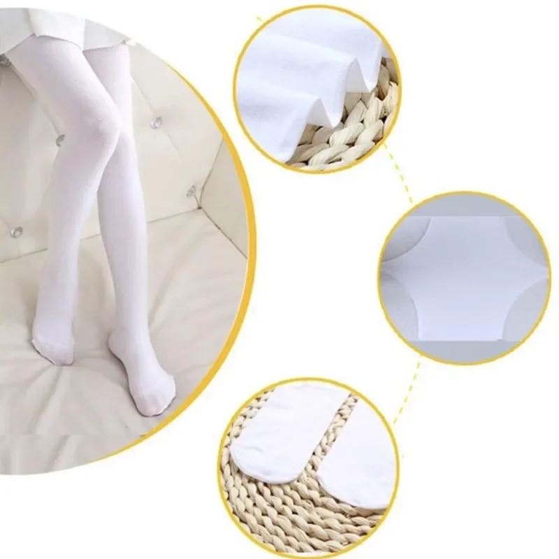 3Pc/Lot Girls Tights Gift Summer Style Baby Weddings Party Latin Dance Velvet Kids Pantyhose 3 to 8 Years