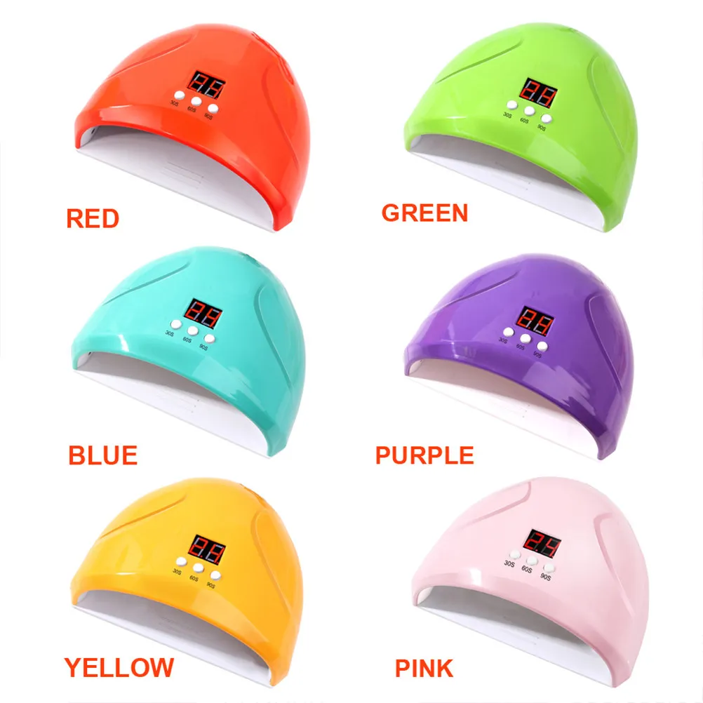 12 LED 36W UV 네일 드라이어 머신, 스마트 센서 자동 시작/정지 기능, 3가지 타이머 설정, LCD 디스플레이, 젤 연장 및 LED 글루용
