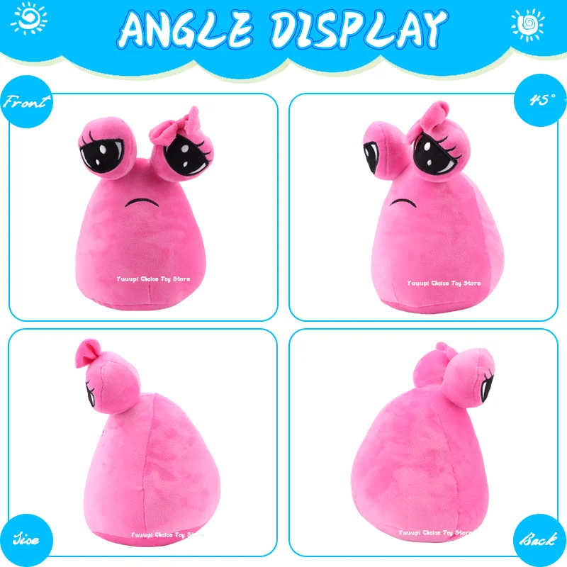 Mr＆Mrs Pou Plushie Caterpillar Pou Plush Hot Game My Pet Alien