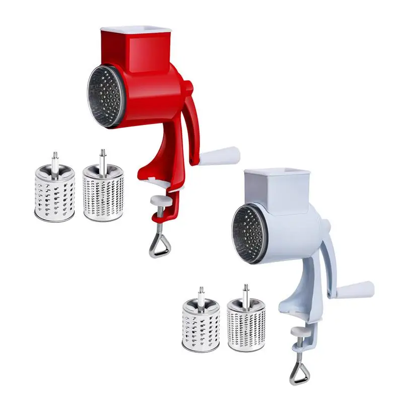 

Manual Cheese Shredder Multifunction Kitchen rubbing mashing garlic grinding Vegetable Chopper Round Slicer for Cheese Nuts