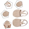 Girls Rhythmic Gymnastics Shoes Ballet Dance Shoes Half-palm Shoes Women's Children's Suede Half Foot Toe Shoes Belly Dance Shoe 6
