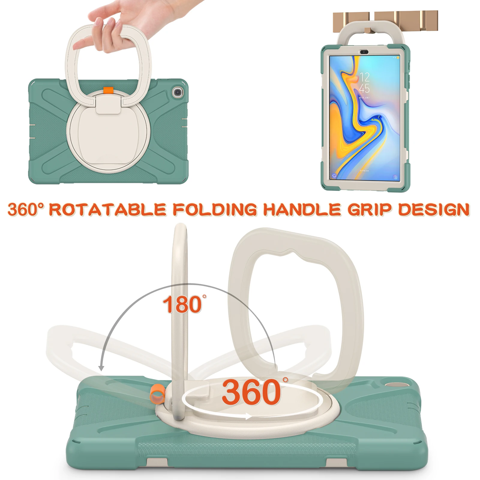 Capa Protetora para Samsung Galaxy Tab a 101 Polegadas Tampa do Tablet 360 Polegadas2023 Sm-t510 Sm-t515 Modelo T510 T515 - Imagem 4