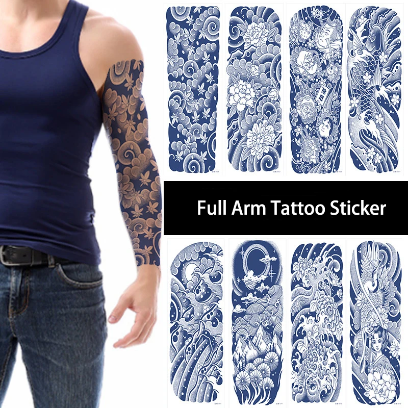 

Herbal Juice Tattoo Long Lasting 15 Day Full Arm Temporary Tattoo For Men Women