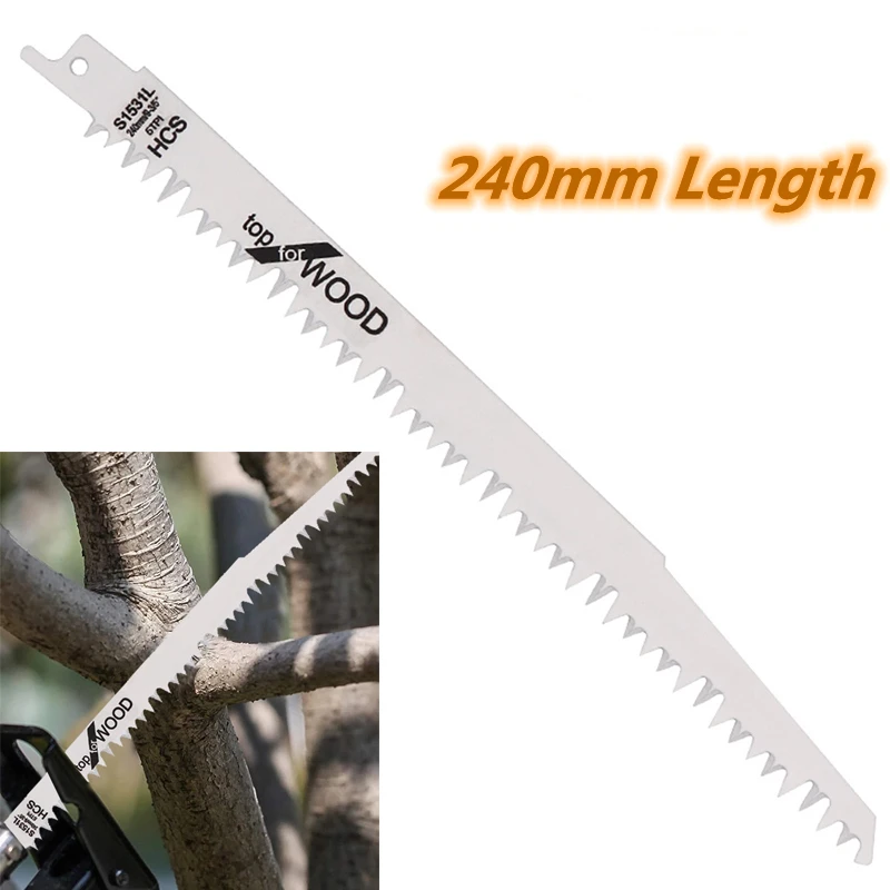 1/2pc Reciprocating Saw Blades 9.5 Set Electric Wood Metal Pruning