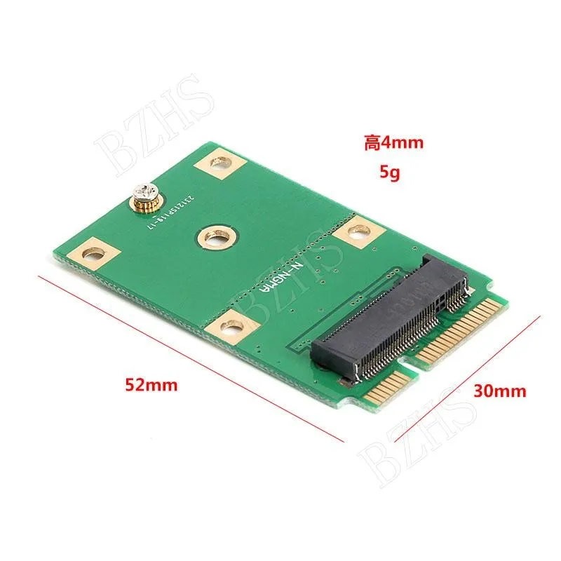 M.2 NGFF SSD to mSATA SSD Adapter Card SSD Converter Support 2230 2242 SSD 4.8