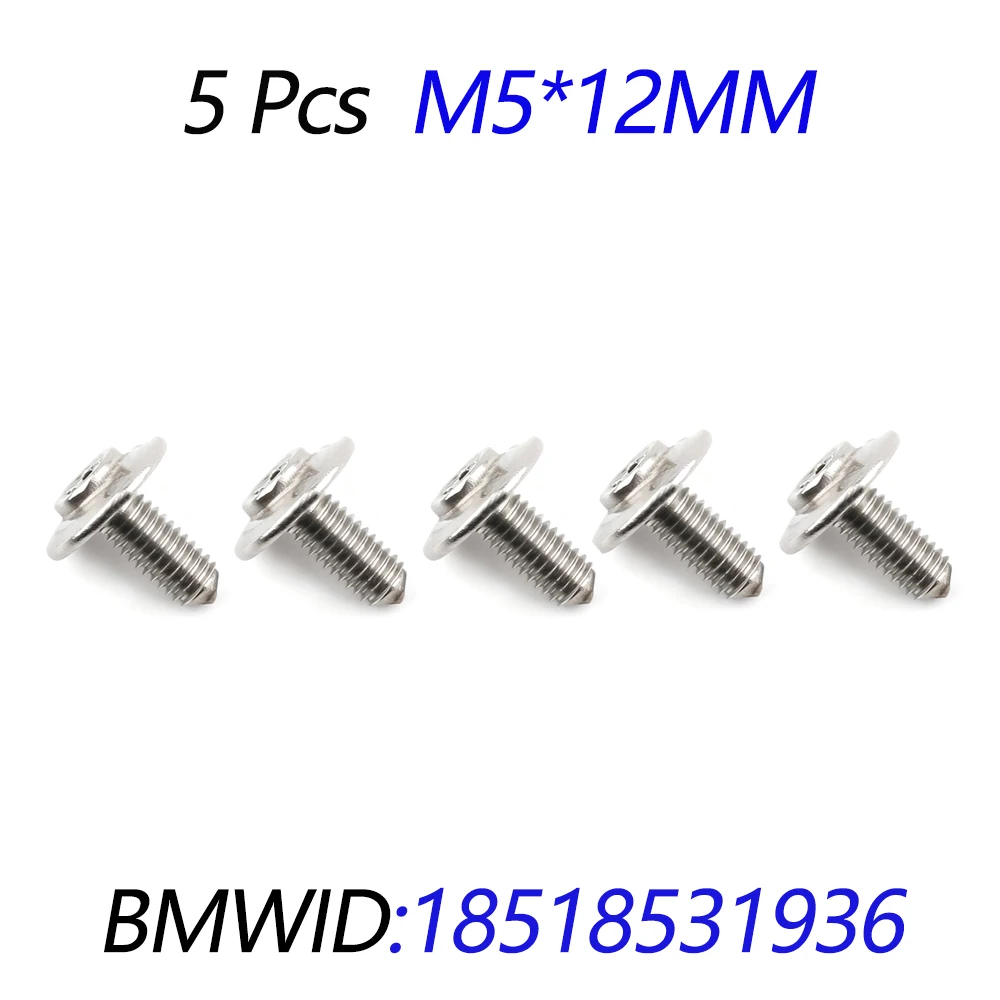 Verkleidungs-Edelstahlschrauben für BMW R1200GS R1250GS R1300GS F900GS Adventure R1200RT S1000XR S1000RR/R F900R F900XR F850GS – Detail 4