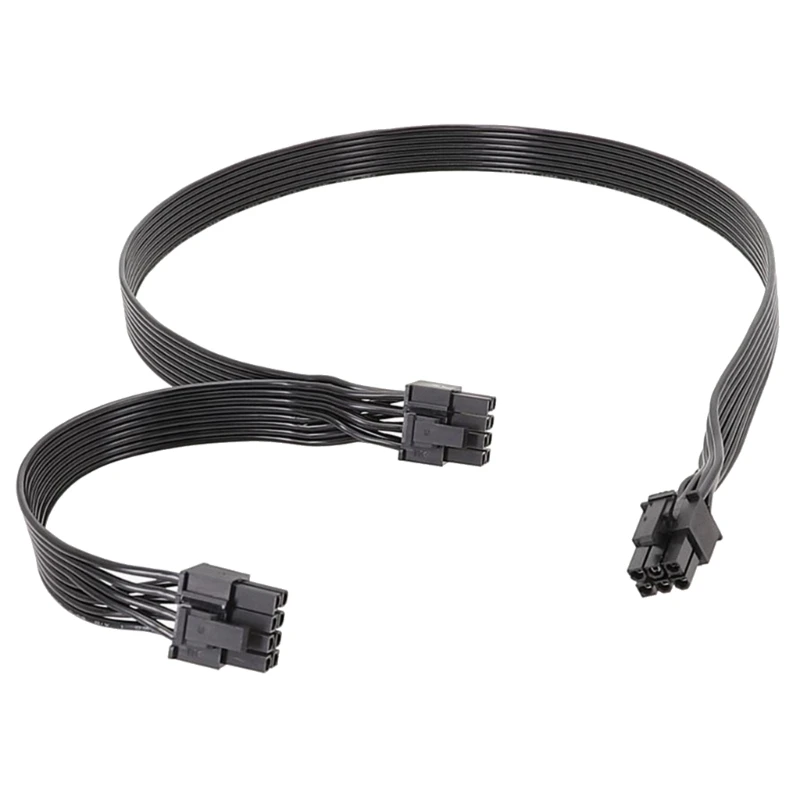 

F3MA GPU PCIe 6Pin Male to 2X 8Pin (6+2P) Male PCIExpress Graphics Card Power Adapter
