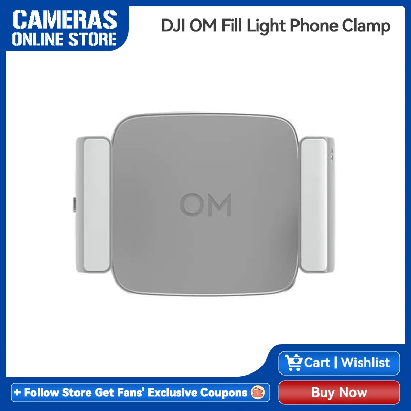 DJI OM Fill Light Phone Clamp for OM 4 / OM 5 Design With