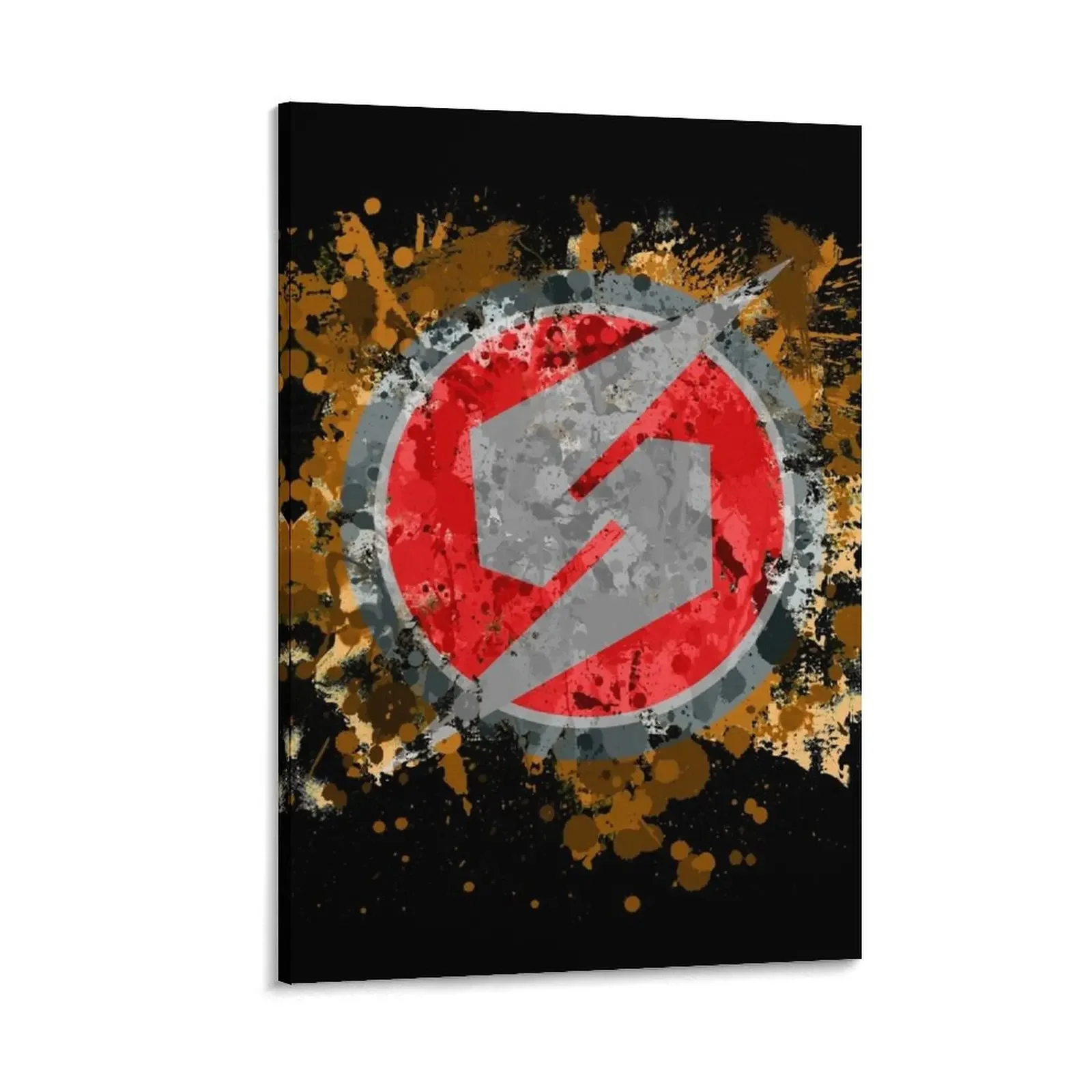 

Metroid Symbol Splatter Canvas Painting anime decoration paintings wall decor