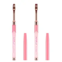 Pink Nail Glue Phototherapy Pen UV Gel Brush Pen Acrylic Nail Art Painting Drawing Brush Manicure Professionnel Brushes Tool 1