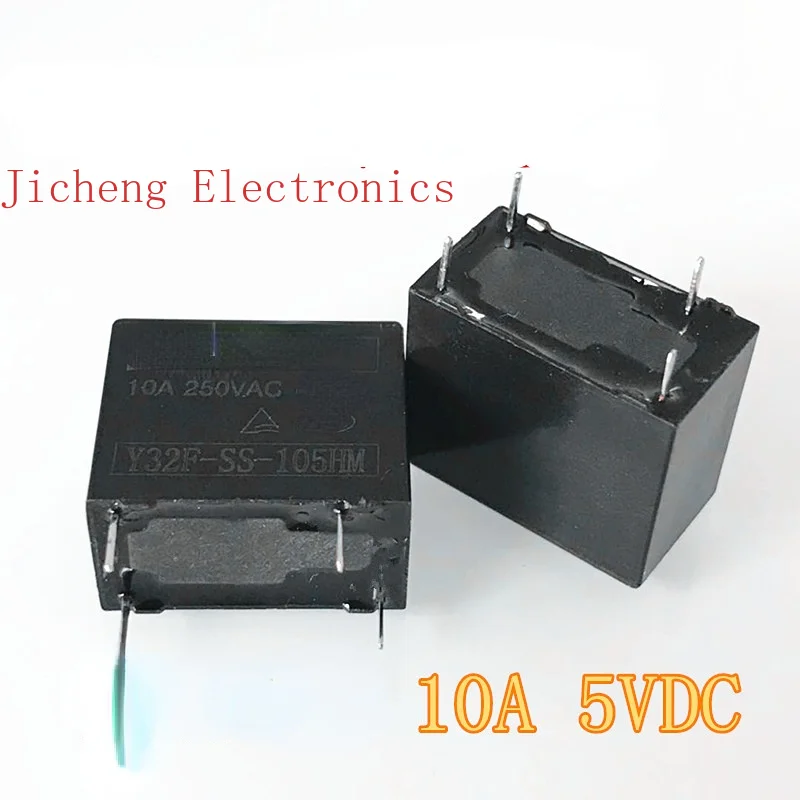 

2PCS Original 932-5VDC-SL-A 4-pin 10A Relay Y32F-SS-105HM