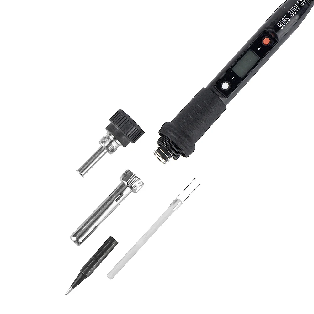 80W Electric Soldering Iron Kit Temperature Adjustable 220V 110V Welding Tools Set