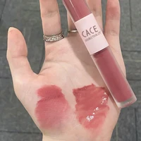 Double Head Lip Glaze Mirror Jelly Lipstick Matte Mist Lips Mud Lasting Moisturizing Lip Gloss Tint Korea Makeup Women Cosmetic 2