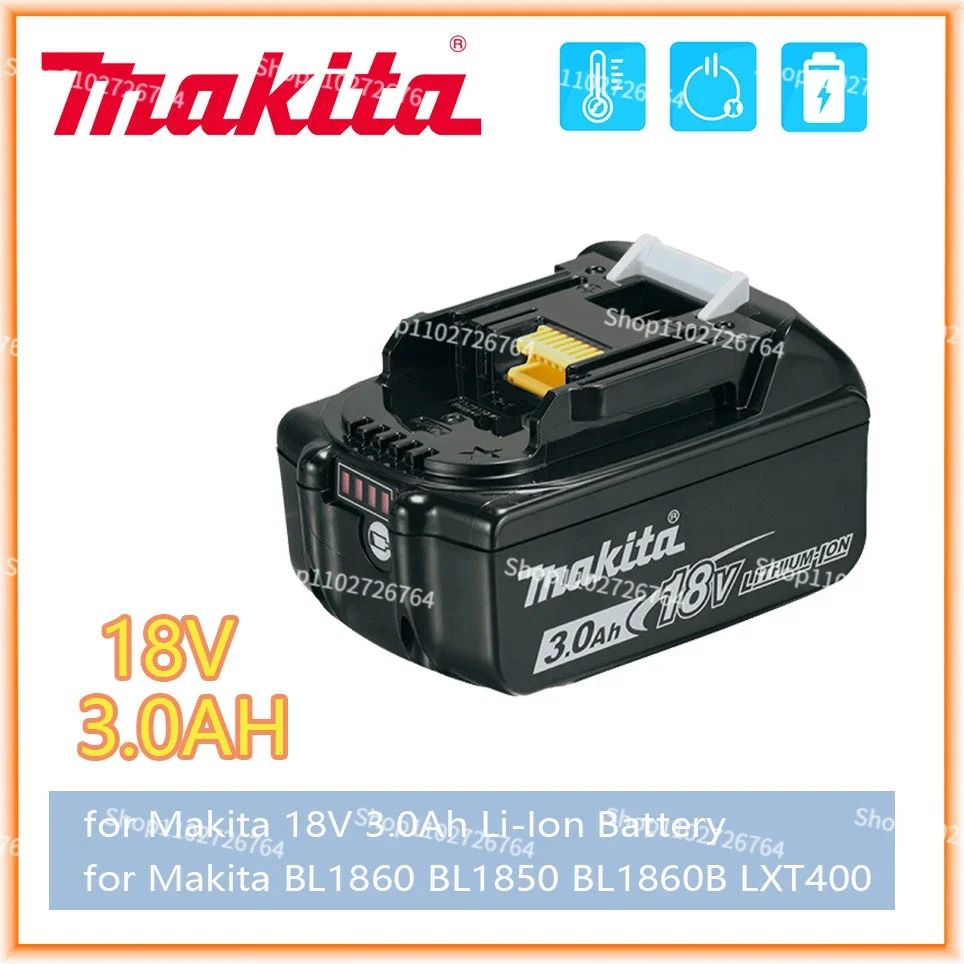 

Makita original with LED lithium-ion replacement LXT BL1860B BL1860 BL185018V 3.0AH 6.0AH rechargeable power tool battery