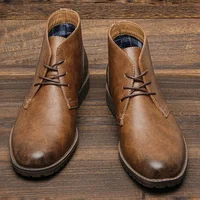 Size 7-12 Men Desert Boots Retro American style Men Ankle Boots - Image 2