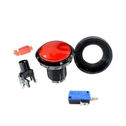 Illuminated 45mm Round Arcade Game Button Switch (Red)