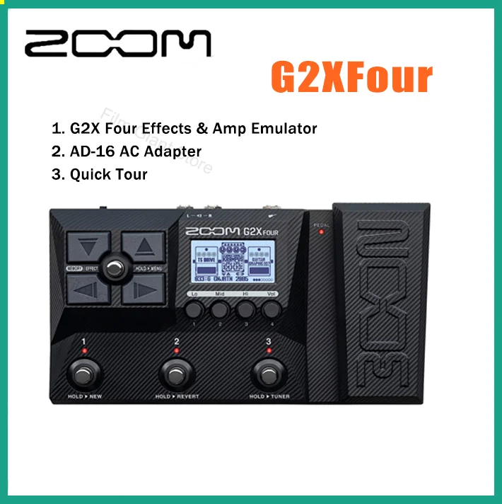 Zoom g2 vier g2x vier gitarren multi-effekt prozessor mehr schicht 