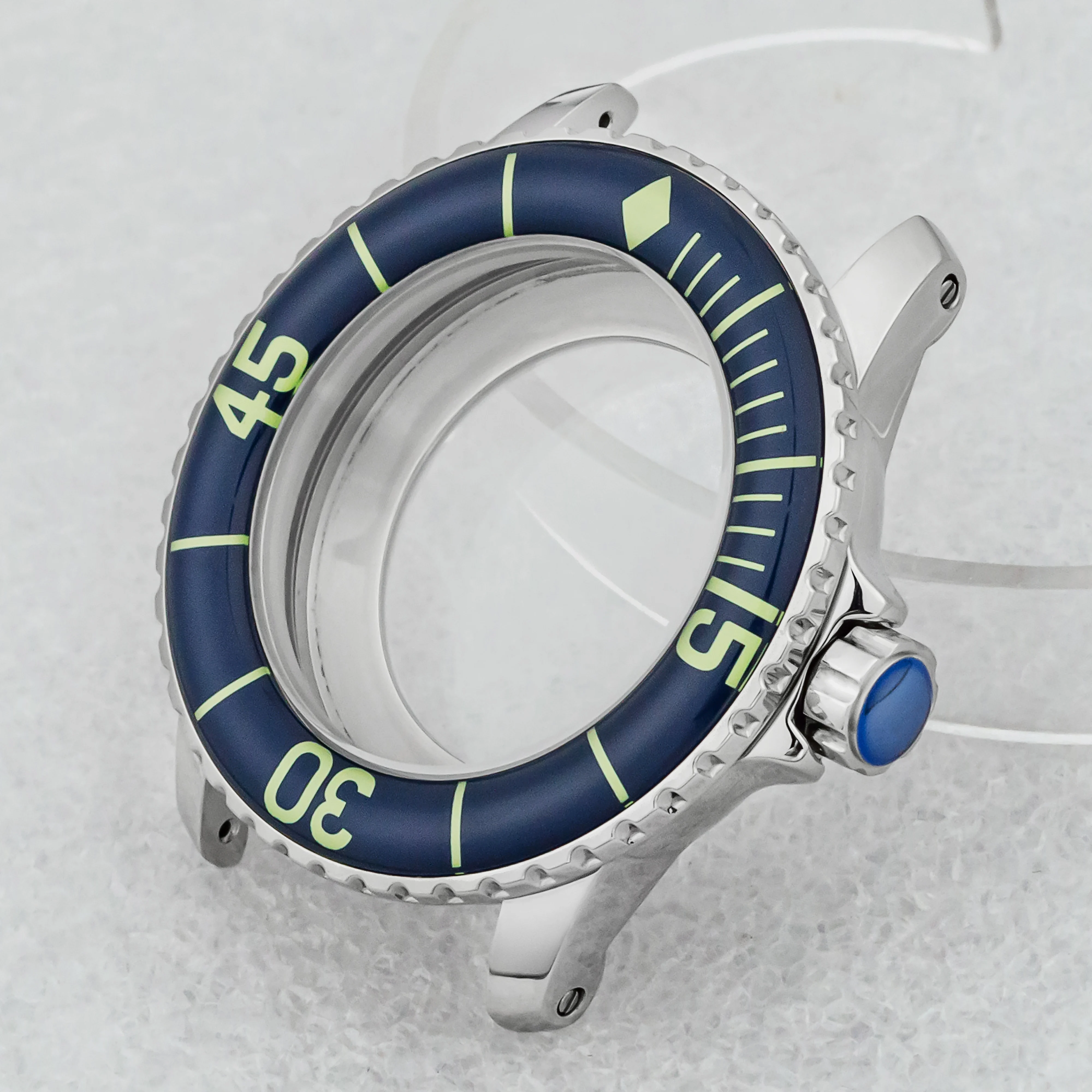 Premium 45mm Stainless Steel 10ATM Waterproof Watch Case