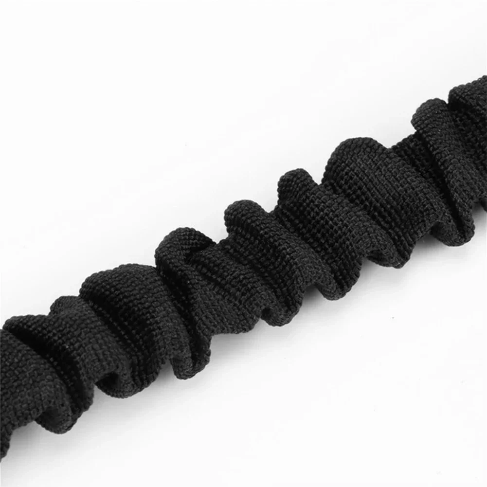 Elastic Kayak Paddle Leash Adjustable Safety Hook Fishing Rod Pole Coiled Lanyard Cord Tie Rope Rowing Boat Accessories