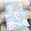 Knee Blanket for Sofa Decoration Cinnamoroll Bed Blankets and Throws Luxury Throw Blanket Fluffy Blankets King Size Cobija Soft 1