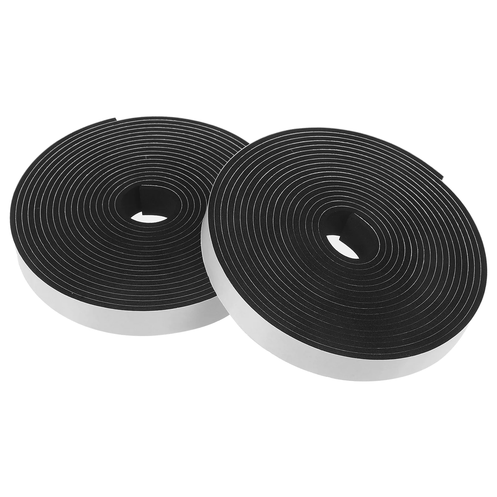 

2 Roll of Foams Sealing Tapes Seal Foams Tape Weather Stripping for Door and Window (3/4in*1/8in * 50FT)