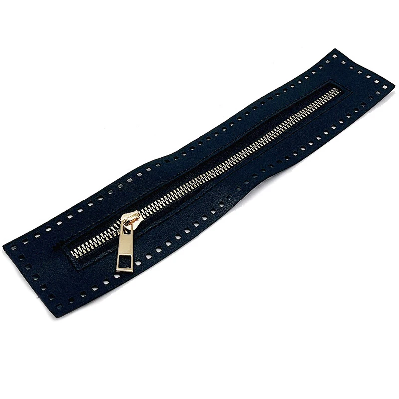 27cm long Leather Zipper Useful For Crochet Bag Hardware Soild Zipper Sewing Accessory Useful Handbag Leather Zipper