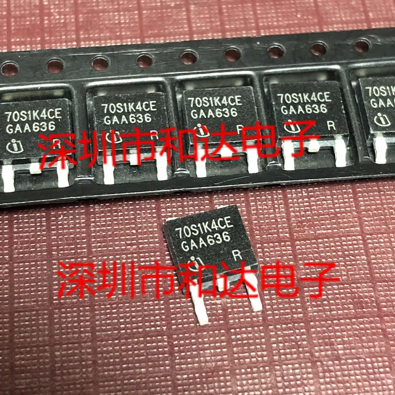 

10 шт. Оригинальный Новый 70S1K4CE IPD70S1K4CE SMD TO-252 750V 5.4A