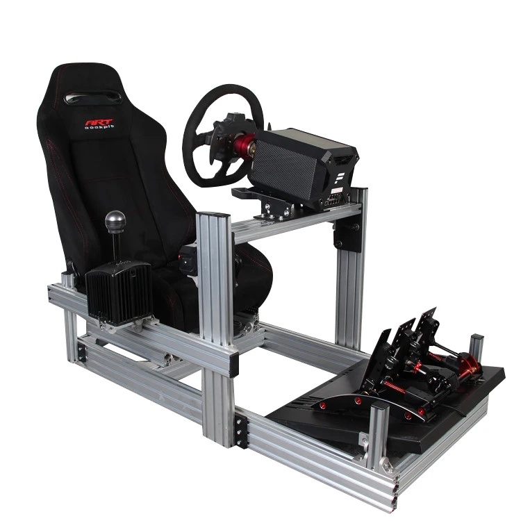 Spiel Diy Direct Drive Bewegung Sim Racing Simulator Rig Cockpit Sitz  Handbremse Schwarz Eloxiert Sim Racing Stehen Simulator DrivingCD -  AliExpress