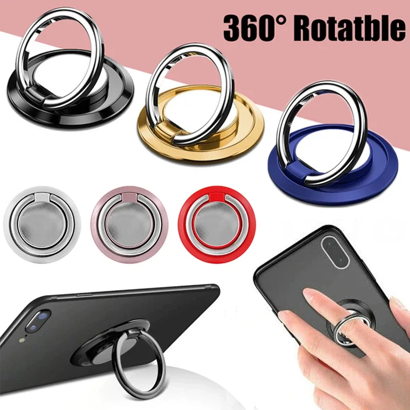 Versatile 360° Rotating Finger Ring Holder & Car Mount