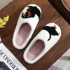 Plush Dachshund Slippers Dog Pattern Women's Slippers Anti Slip Couple Shoes Winter Thermal Slip-on House Shoes for Men Women 2