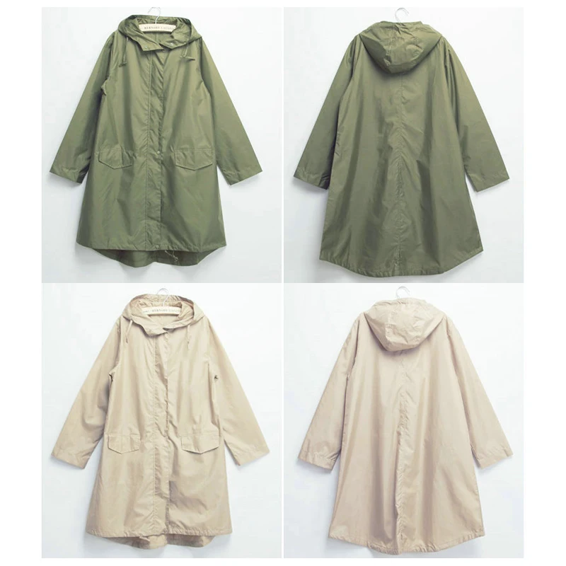 Fashion Women Men Raincoat Jacket Windbreaker Lightweight Breathable Zipper Rain Coat Poncho Windproof Hooded Rainwear Outwear