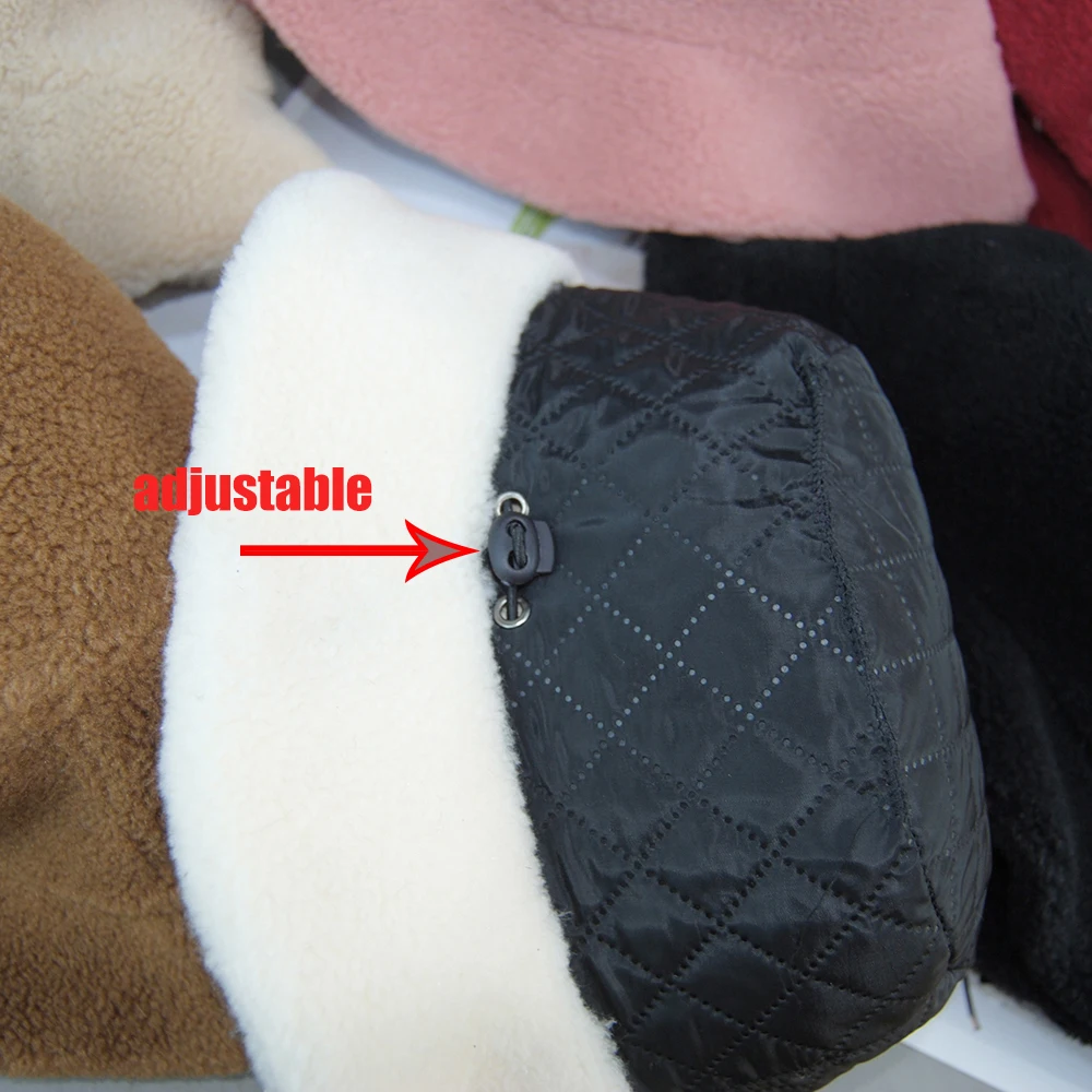 New Lady Autumn and Winter Brand Luxurious Caps Russian Fashion Hats Female Casual Cap Women Shearling Sheepskin particles Hat