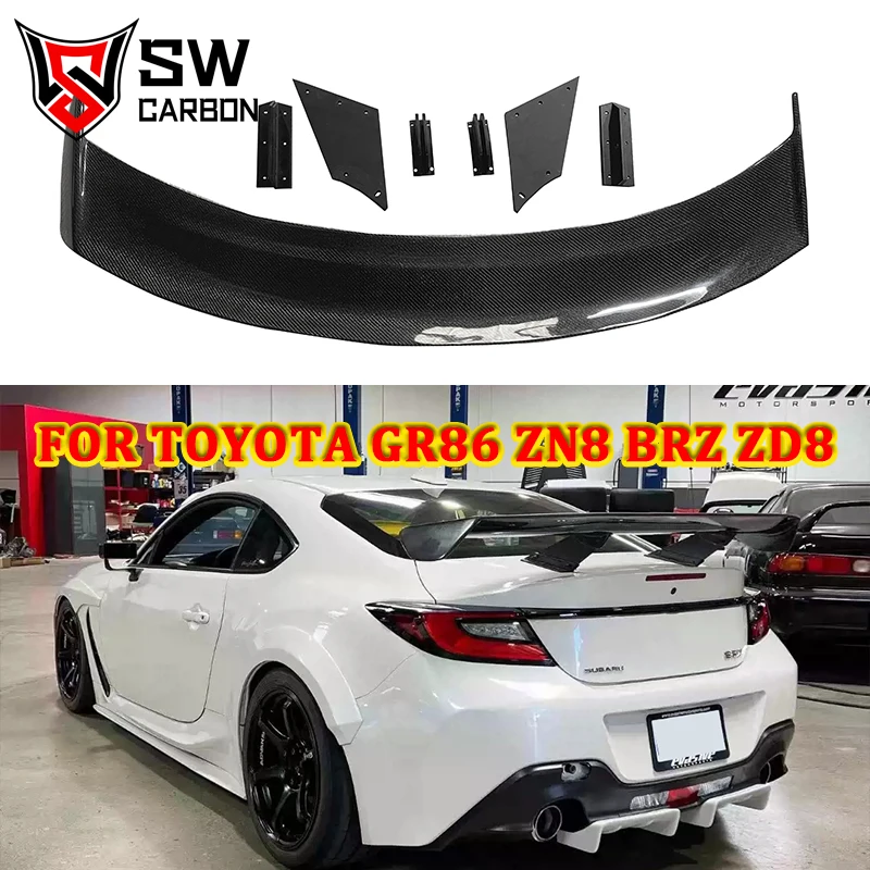 

Carbon Fiber Rear Wing for Toyota GR86 ZN8 BRZ ZD8 Trunk Lip Car Rear Spoiler Splitter Aerodynamic Kit