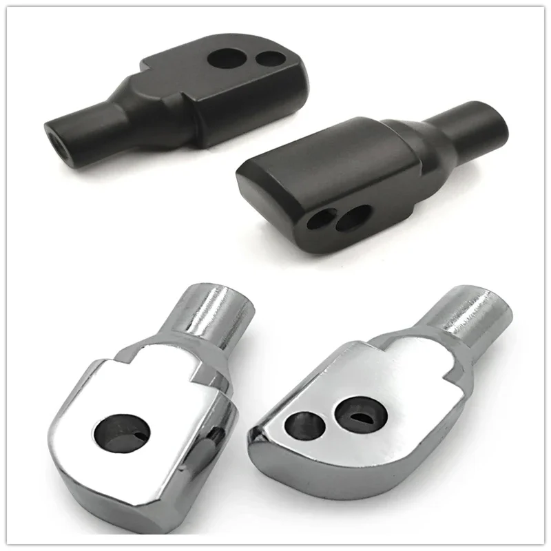 

Motorcycle Parts Chrome/Black Footpeg Adapter For Passenger 2018-Later Harley Softail Fat Boy FLFB Fat Bob FXFB
