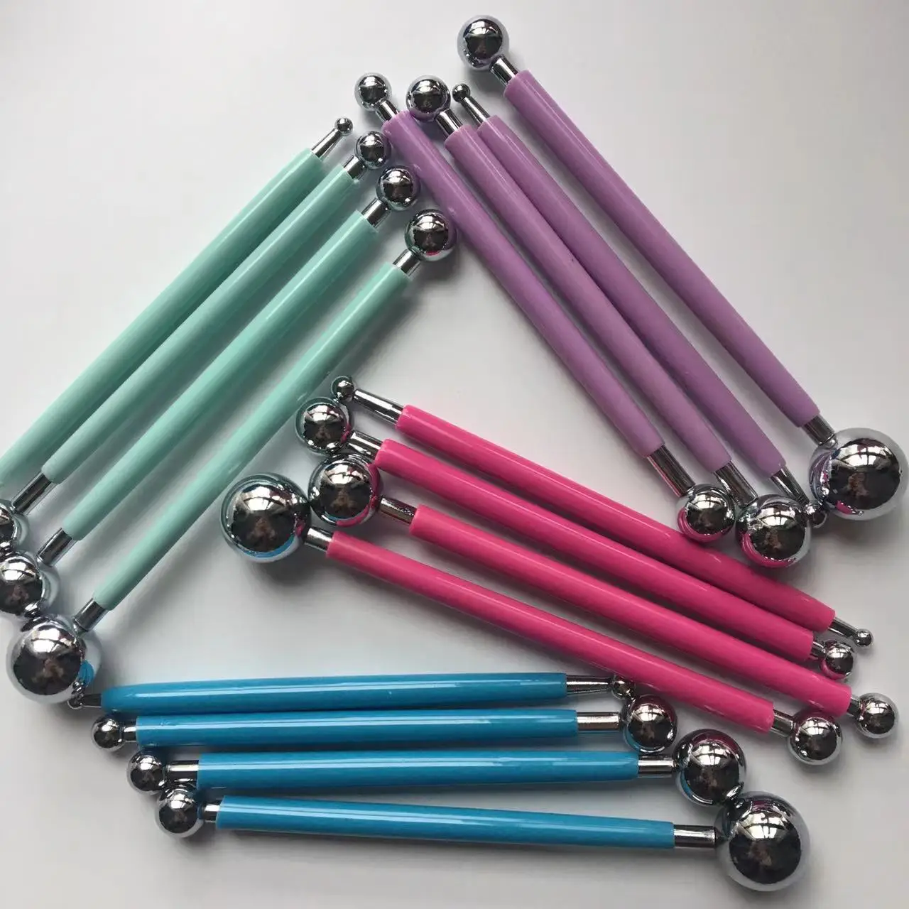 DIY Stainless Steel Polymer Clay Tools Tool Sculpture Tools Toys For Clay Carving Molding Ball Stylus Sticks